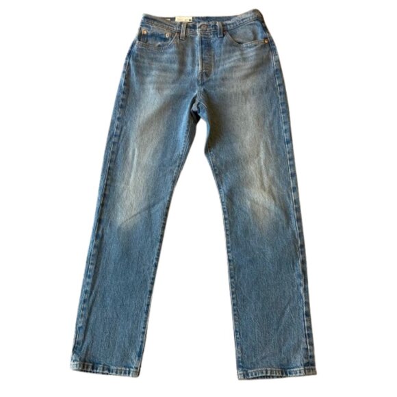 Levi's Premium 501 Original Fit Jeans Button Fly Women's 28x30 Hollow Days NWT - Picture 2 of 9